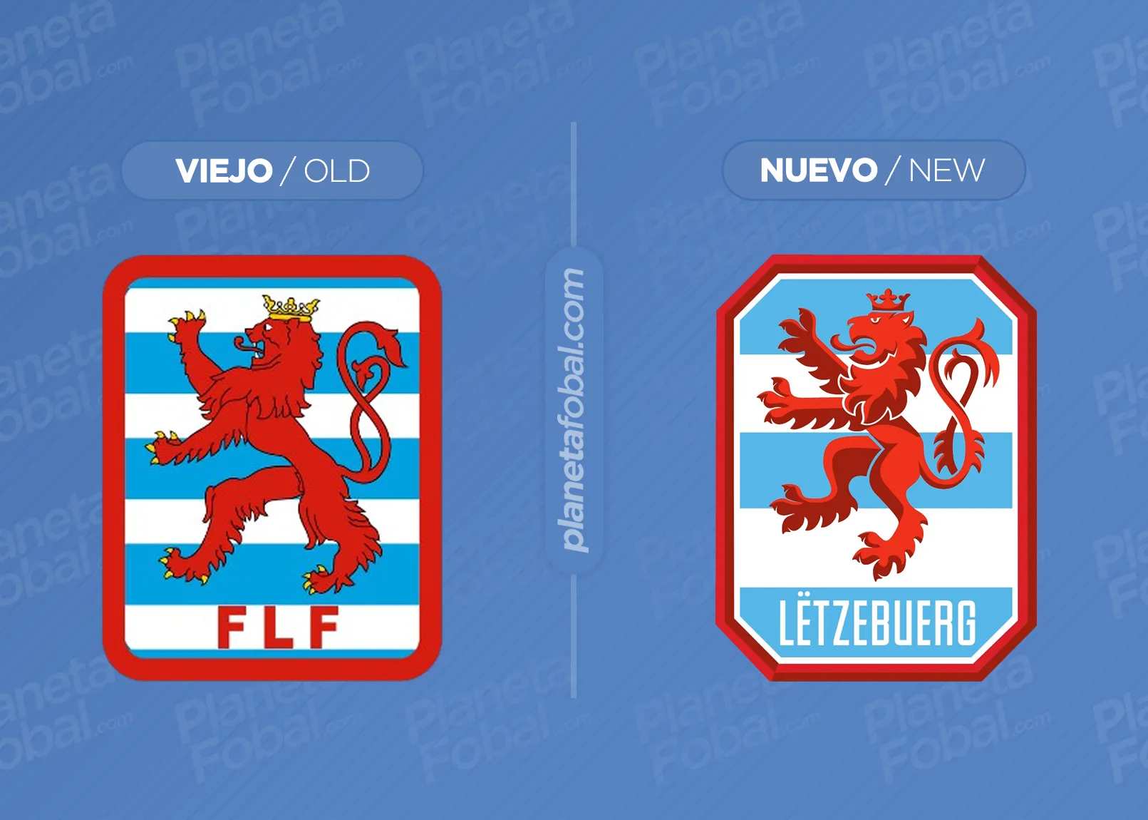 La Federación Luxemburguesa de Fútbol presenta su nueva identidad de marca y el escudo de la selección nacional